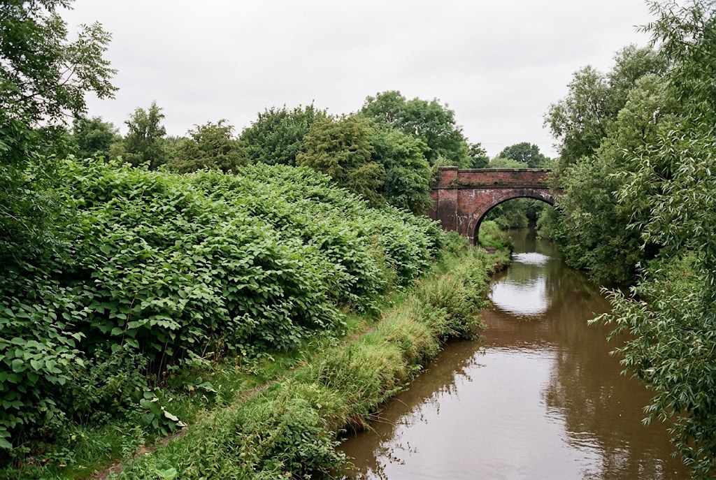 The back fence faces a canal, railway or river bank